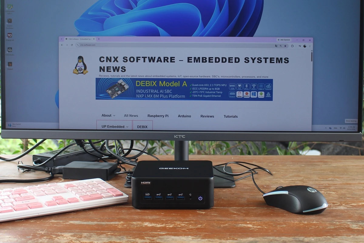 Análisis GEEKOM IT13 Max con Windows 11 Pro