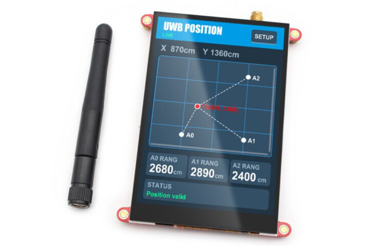 Makerfabs MaTouch ESP32 S3 MaUWB pantalla táctil UWB
