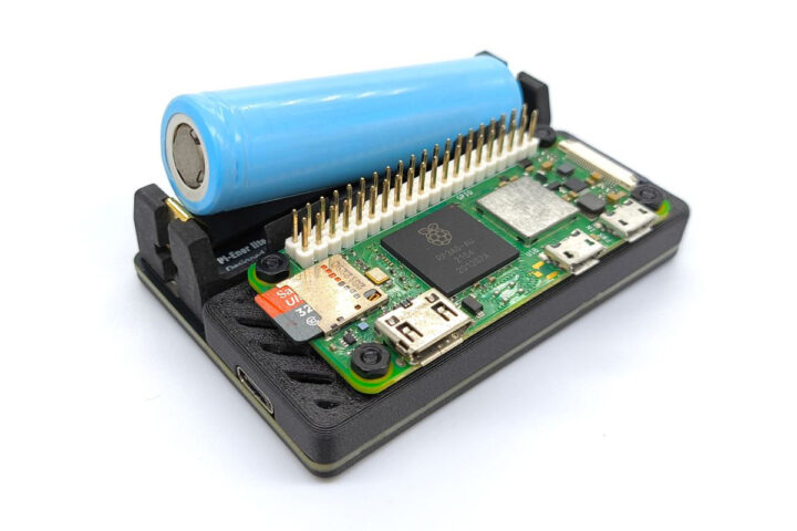 Pi-Ener-lite con Raspberry Pi Zero conectada