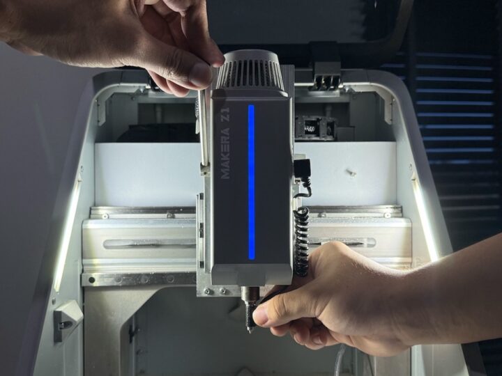 Instalación de la sonda con cable en la Makera Z1