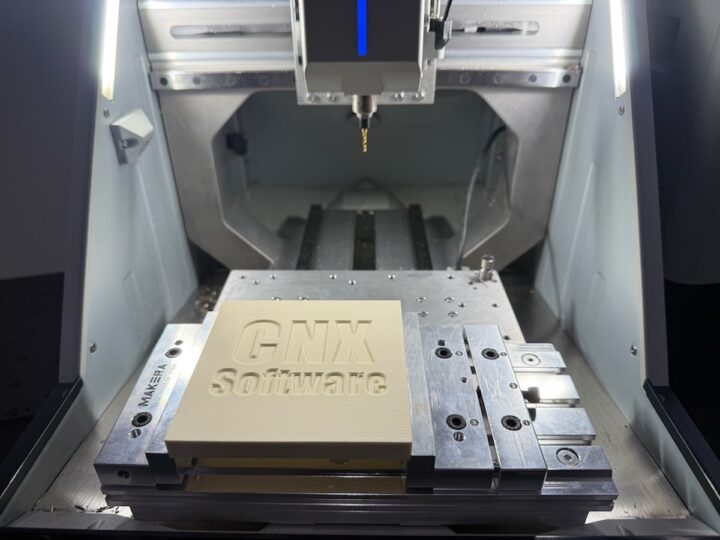 Resultado de fresado y grabado CNC con la Makera Z1