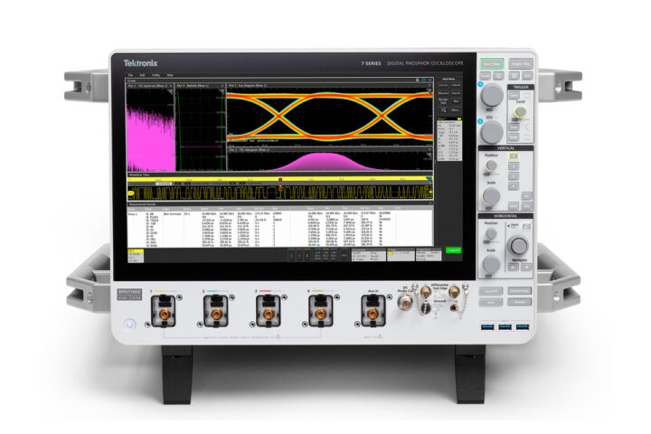 Tektronix DPO718AX, osciloscopio de 8 canales con 25 GHz de ancho de banda y 125 GS/s de muestreo