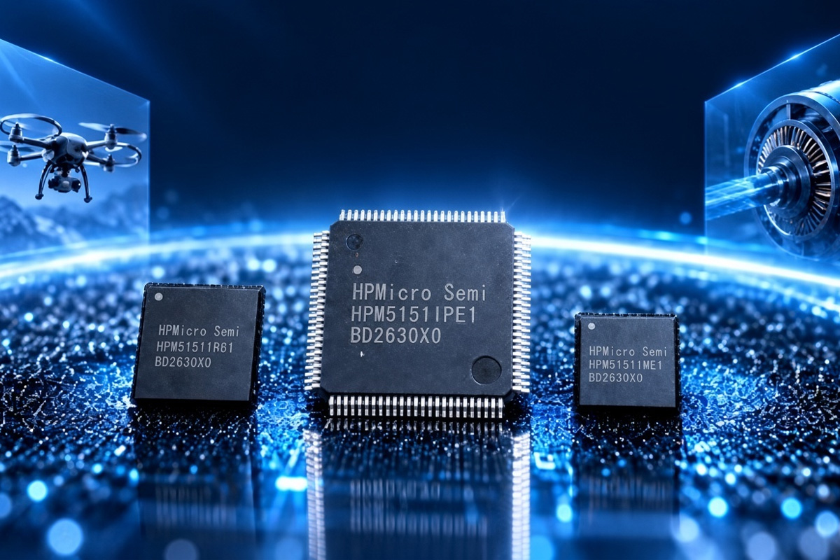 HPMicro HPM5100 serie de microcontroladores mixtos RISC-V